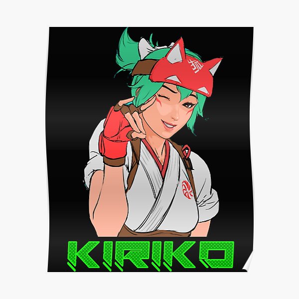 KIRIKO                       Poster RB2410 product Offical overwatch Merch