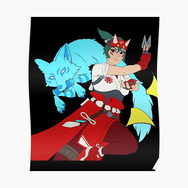 OWFAN2-Kiriko and Fox Poster RB2410 product Offical overwatch Merch