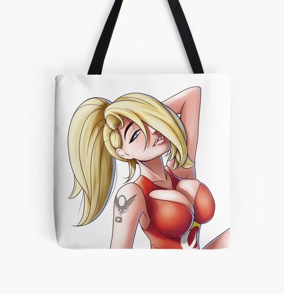 Overwatch Mercy Swimsuit  All Over Print Tote Bag RB2410 product Offical overwatch Merch