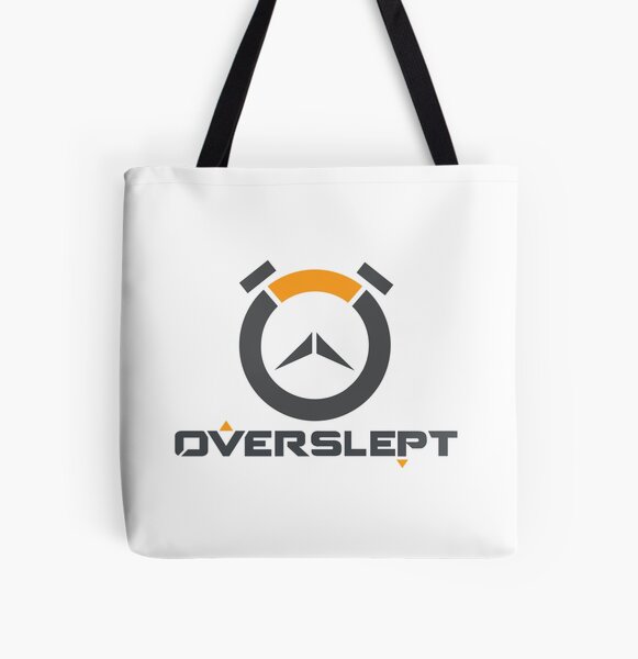 Overslept / Overwatch logo All Over Print Tote Bag RB2410 product Offical overwatch Merch