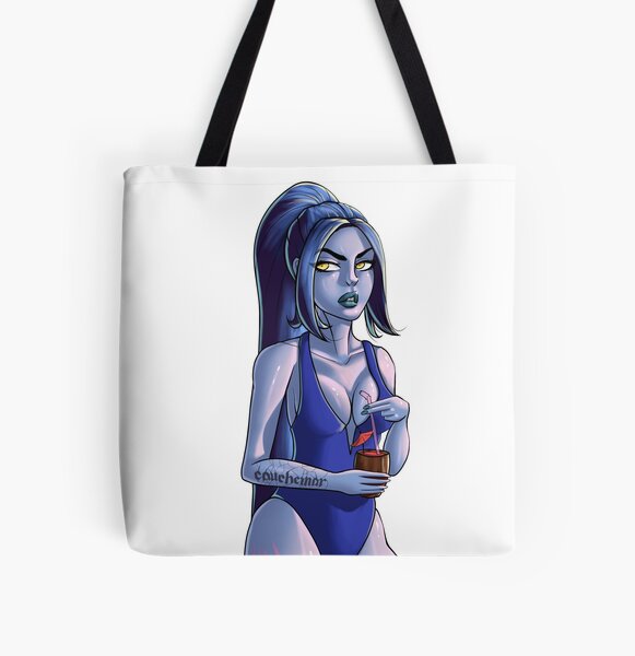 Overwatch Widowmaker swimsuit  All Over Print Tote Bag RB2410 product Offical overwatch Merch