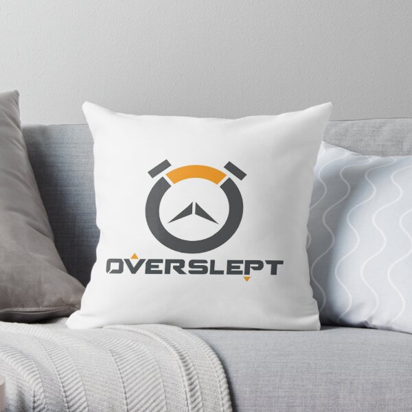 Overslept / Overwatch logo Throw Pillow RB2410 product Offical overwatch Merch