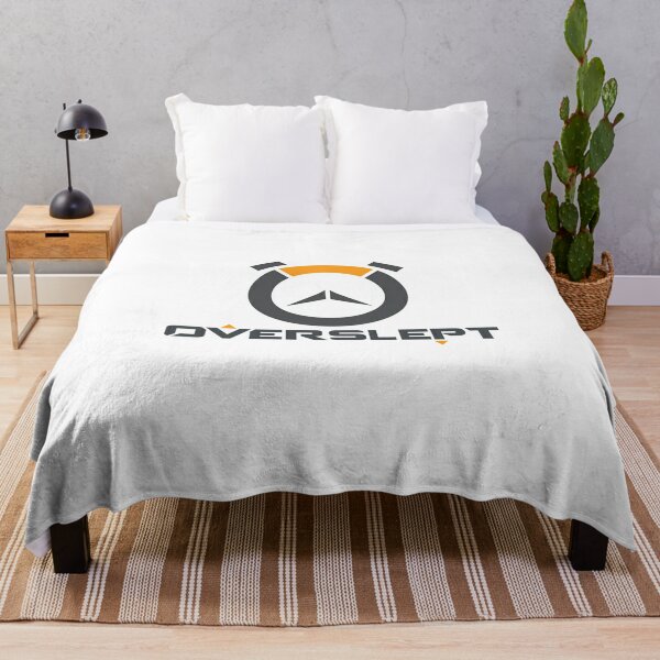 Overslept / Overwatch logo Throw Blanket RB2410 product Offical overwatch Merch